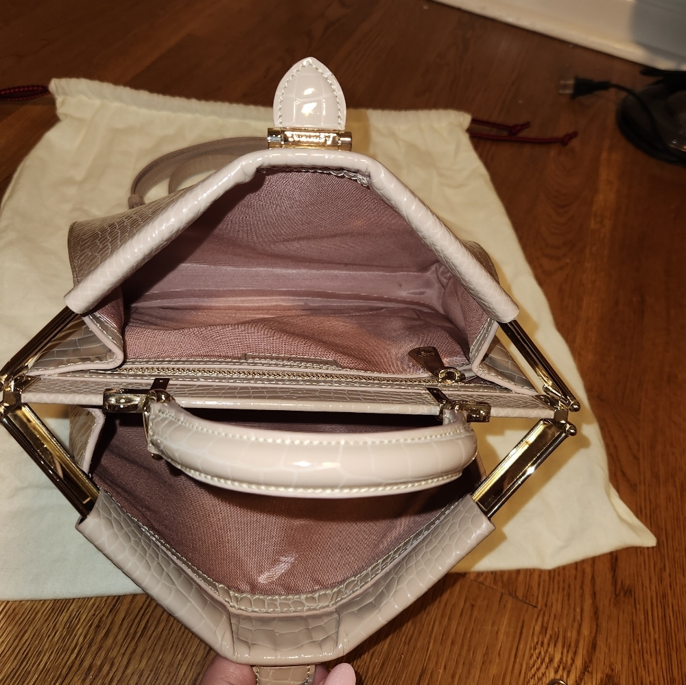Aspinal Small Florence Light Taupe Bag - Picture 6 of 7